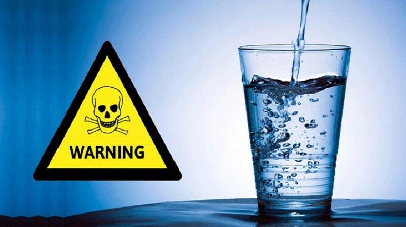 danger sign to not drink camp lejeune water